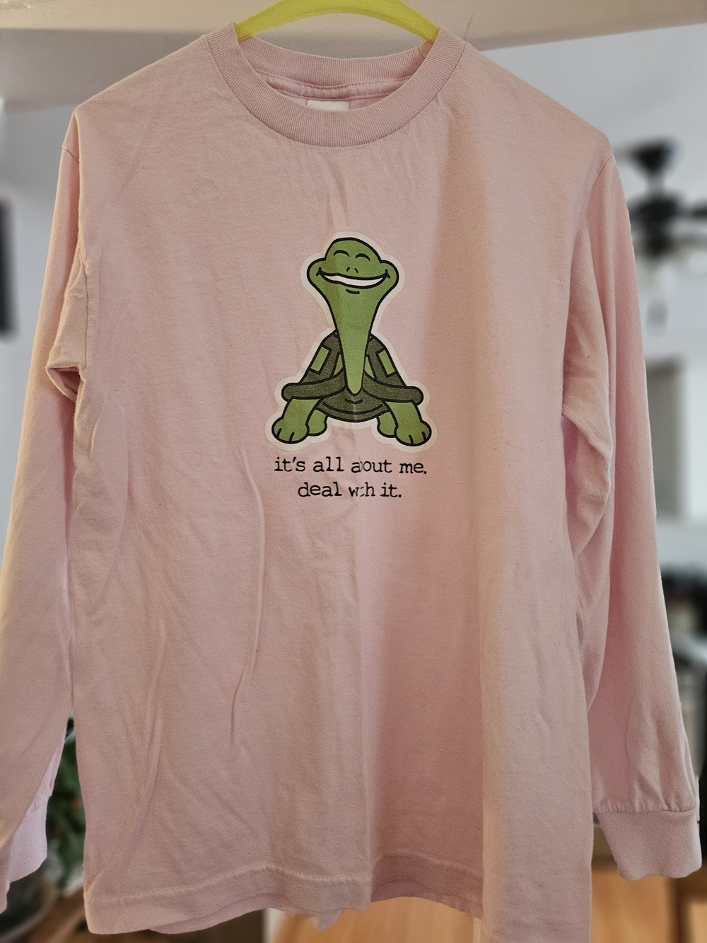 Pink Turtle Graphic Long-Sleeve Shirt - Pets Reptile